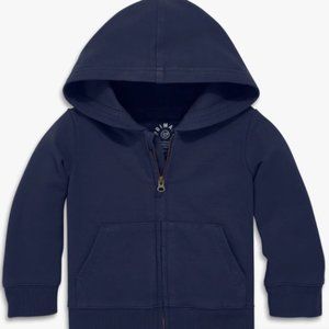 Primary Baby Zip Hoodie in Navy, 6-12 months